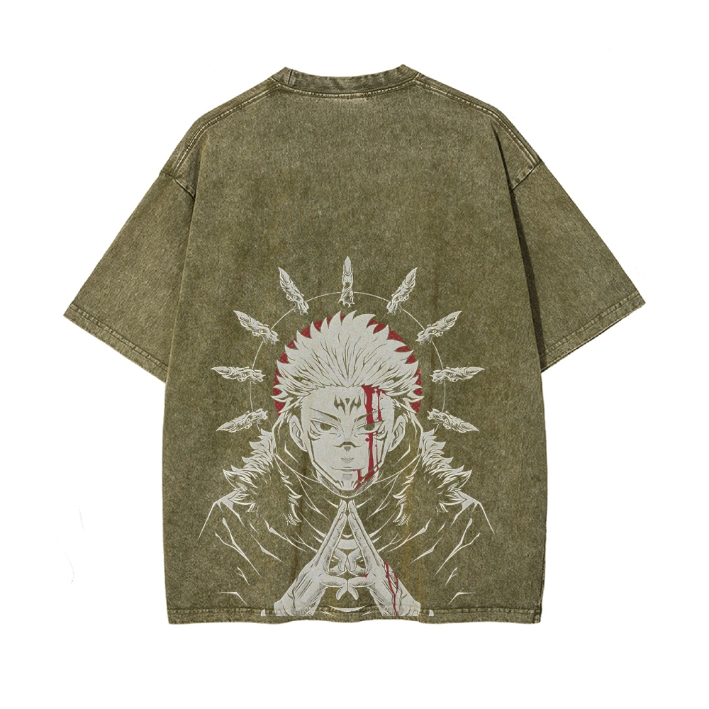 Sukuna Vintage T-Shirt | Jujutsu Kaisen