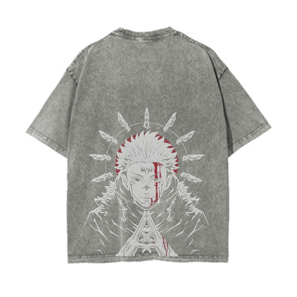 Sukuna Vintage T-Shirt | Jujutsu Kaisen