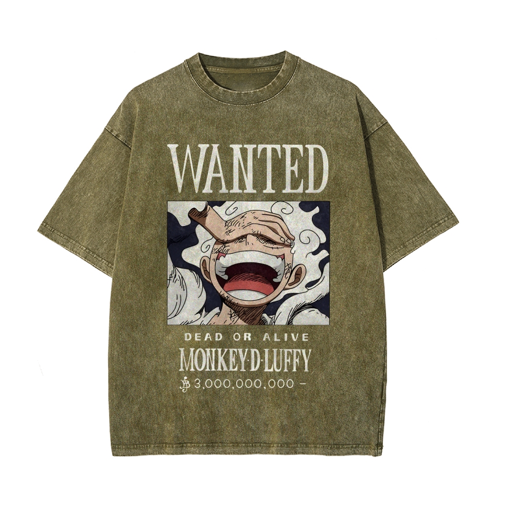 Luffy Vintage Oversized T-Shirt | One Piece