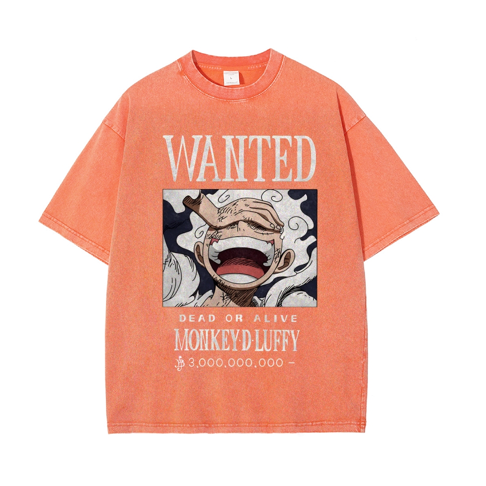 Luffy Vintage Oversized T-Shirt | One Piece