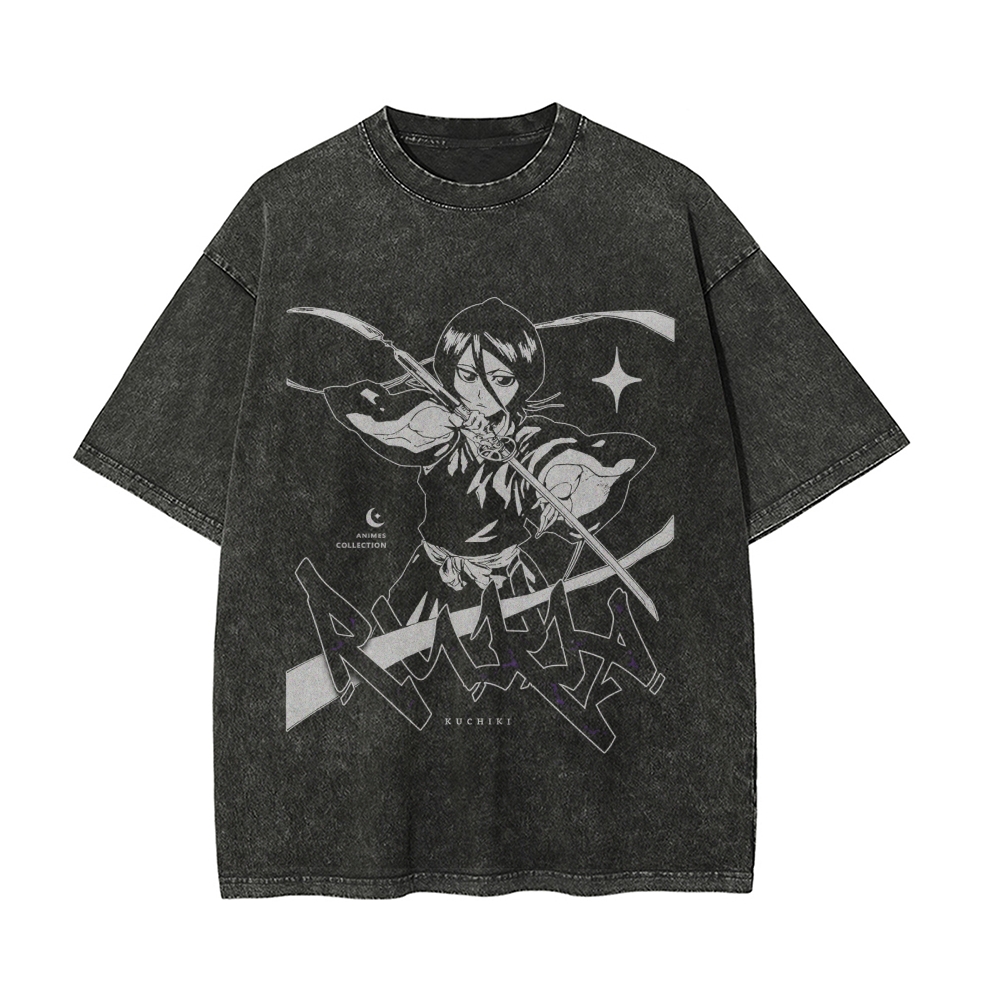 Rukia Vintage Oversized T-shirt | Bleach