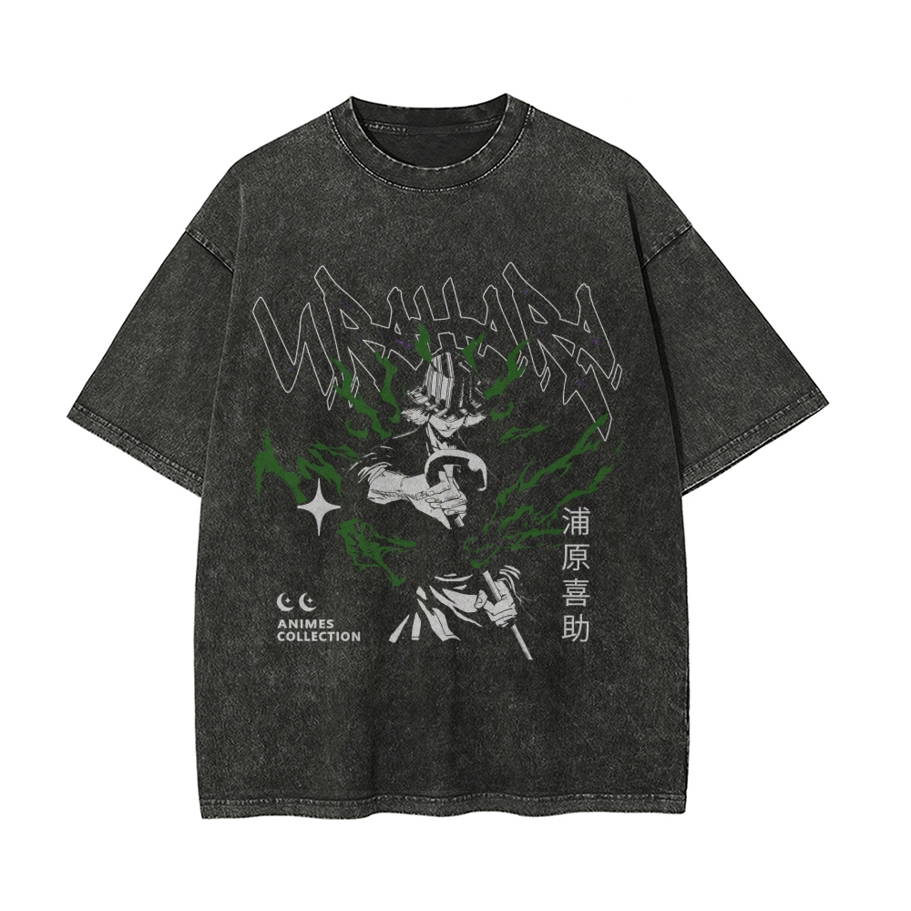 Urahara Vintage Oversized T-shirt | Bleach
