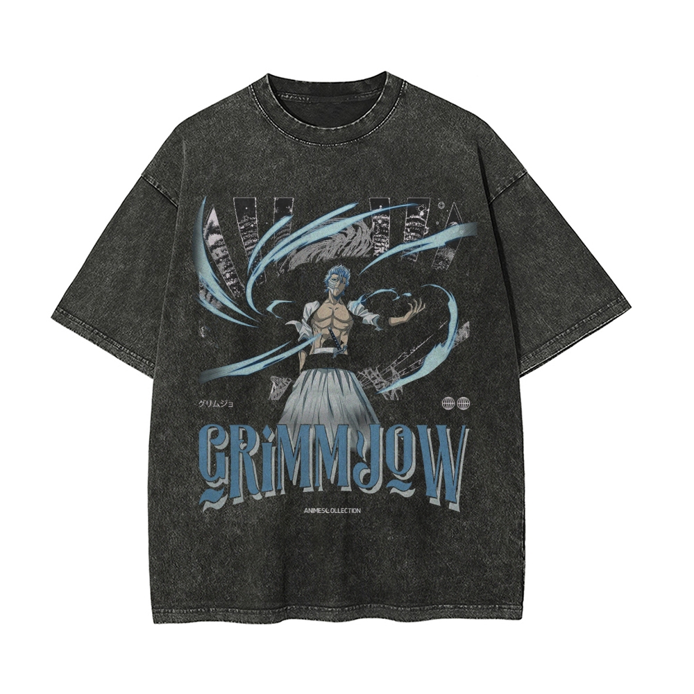 Grimmjow Vintage Oversized T-shirt | Bleach