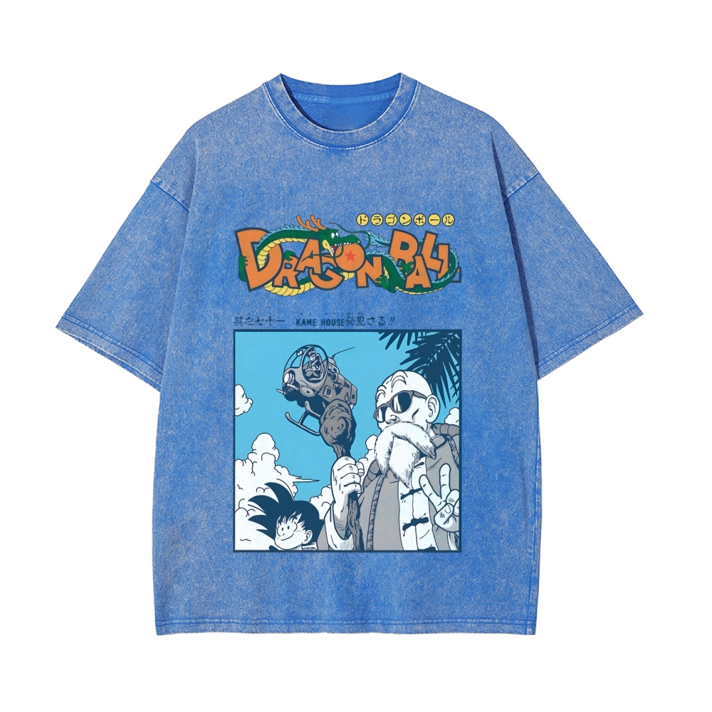 MASTER ROSHI Vintage Oversized T-Shirt | DRAGON BALL SUPER