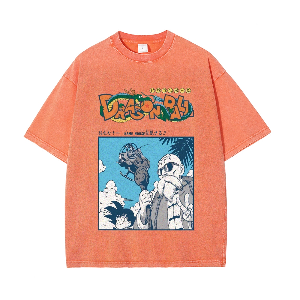 MASTER ROSHI Vintage Oversized T-Shirt | DRAGON BALL SUPER