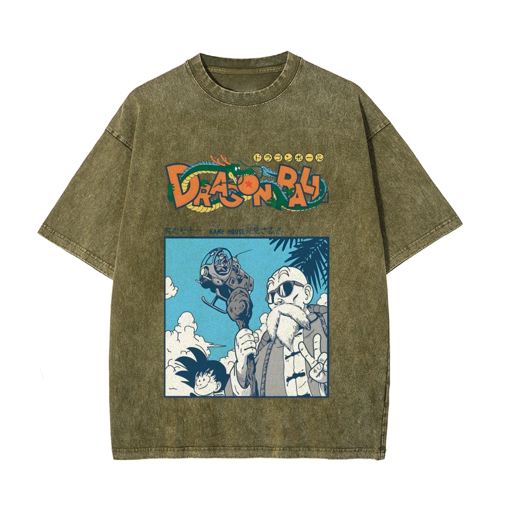 MASTER ROSHI Vintage Oversized T-Shirt | DRAGON BALL SUPER