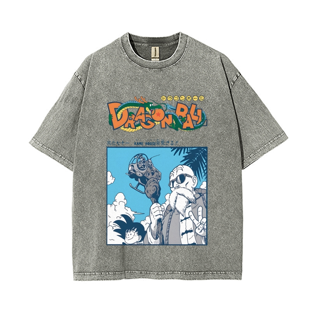 MASTER ROSHI Vintage Oversized T-Shirt | DRAGON BALL SUPER
