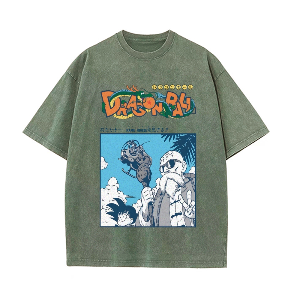 MASTER ROSHI Vintage Oversized T-Shirt | DRAGON BALL SUPER