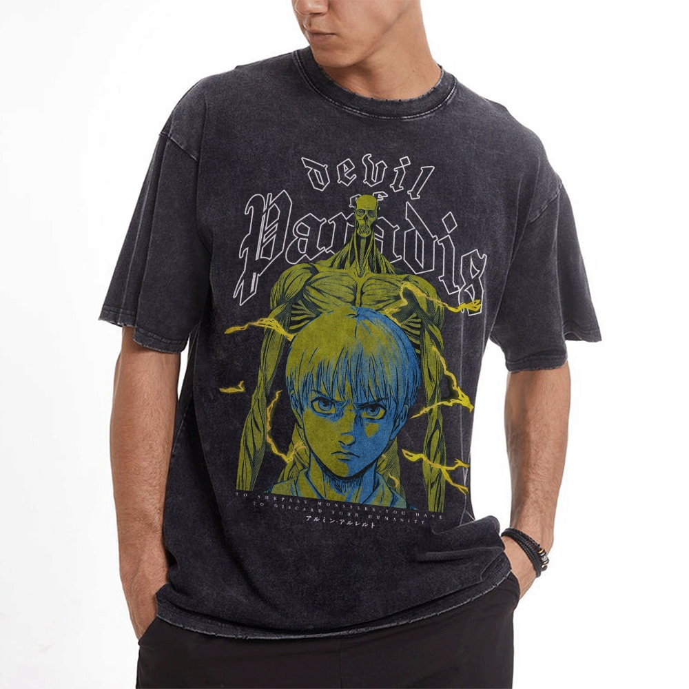 Armin Vintage Oversized T-shirt | Attack On Titan