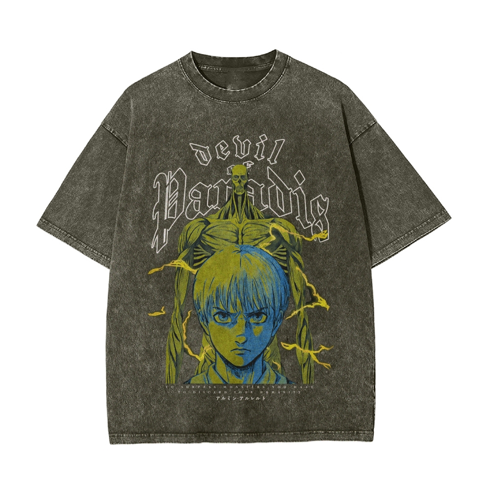 Armin Vintage Oversized T-shirt | Attack On Titan