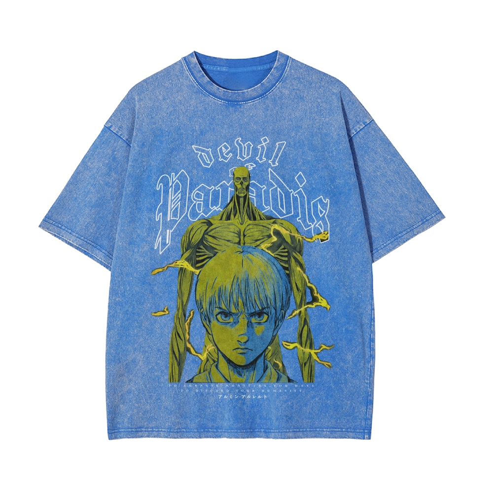 Armin Vintage Oversized T-shirt | Attack On Titan