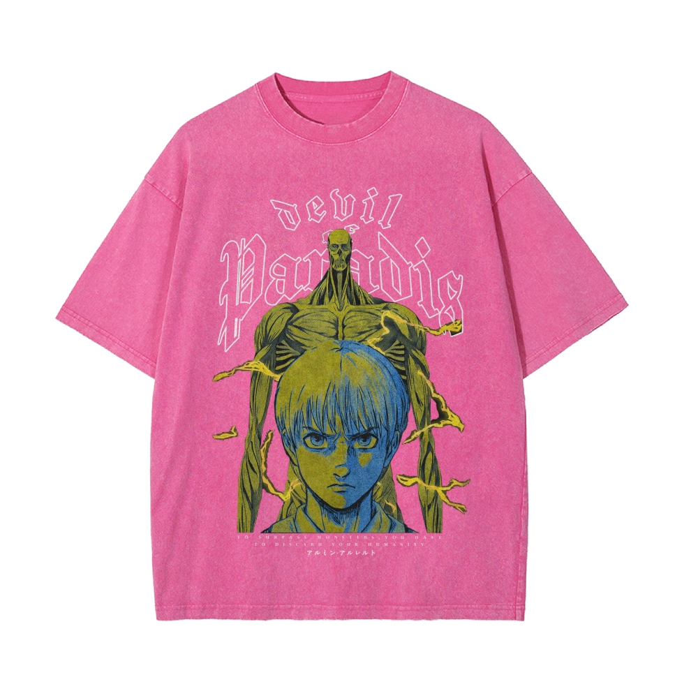 Armin Vintage Oversized T-shirt | Attack On Titan
