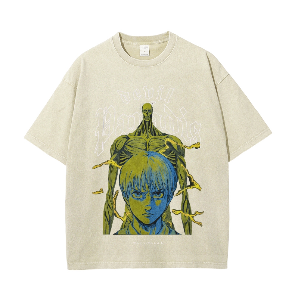 Armin Vintage Oversized T-shirt | Attack On Titan
