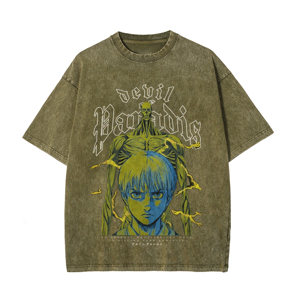 Armin Vintage Oversized T-shirt | Attack On Titan