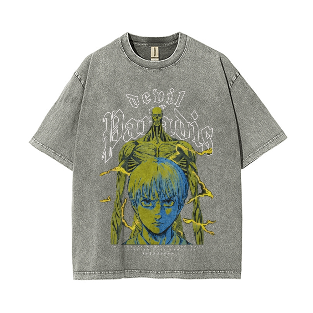 Armin Vintage Oversized T-shirt | Attack On Titan