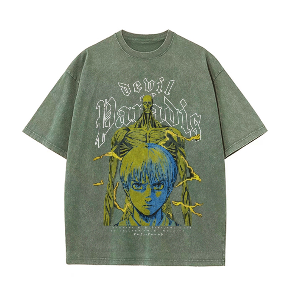 Armin Vintage Oversized T-shirt | Attack On Titan