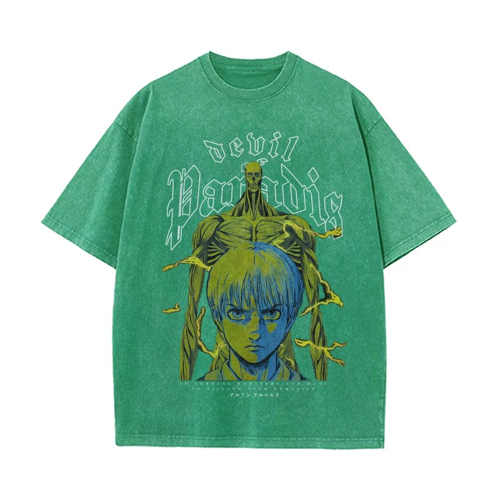 Armin Vintage Oversized T-shirt | Attack On Titan