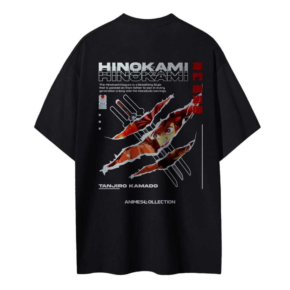 Tanjiro Kamado Hinokami Demon Slayer | T-shirt