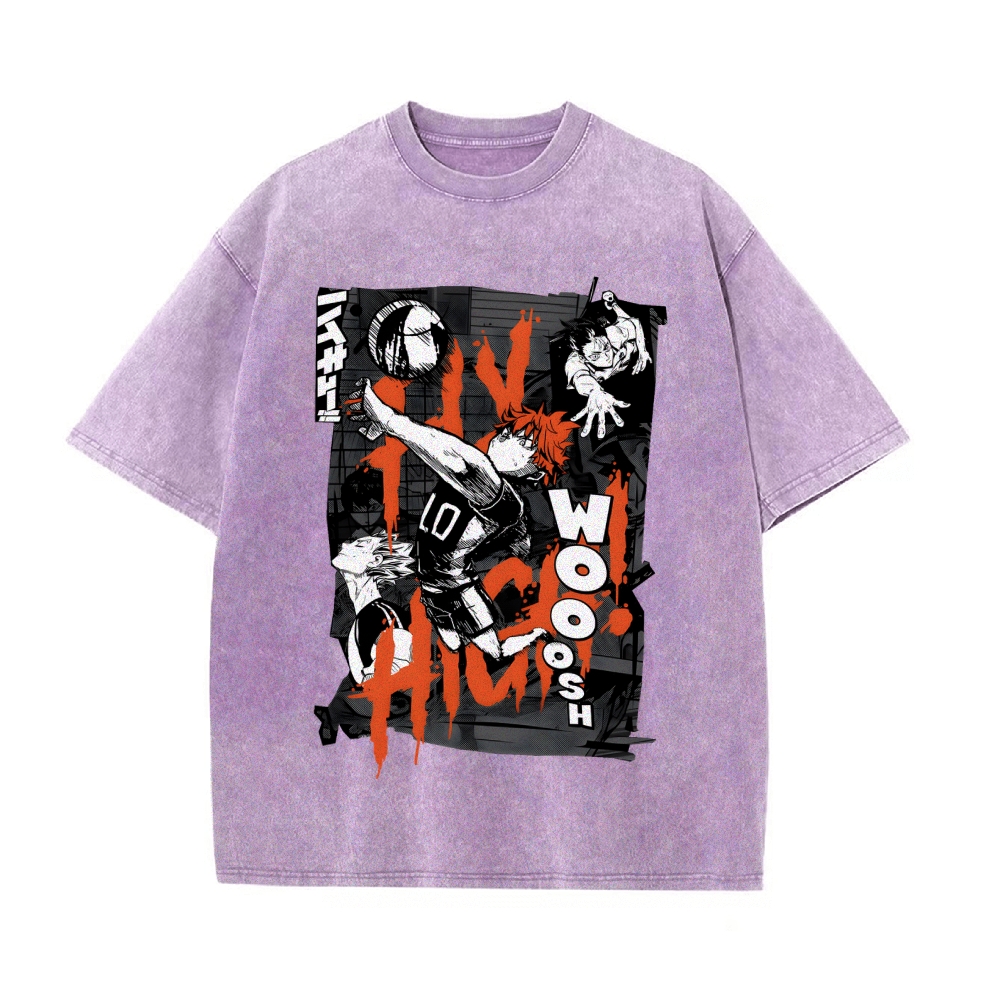 Shoyo Hinata Vintage Oversized T-Shirt | Haikyu!！