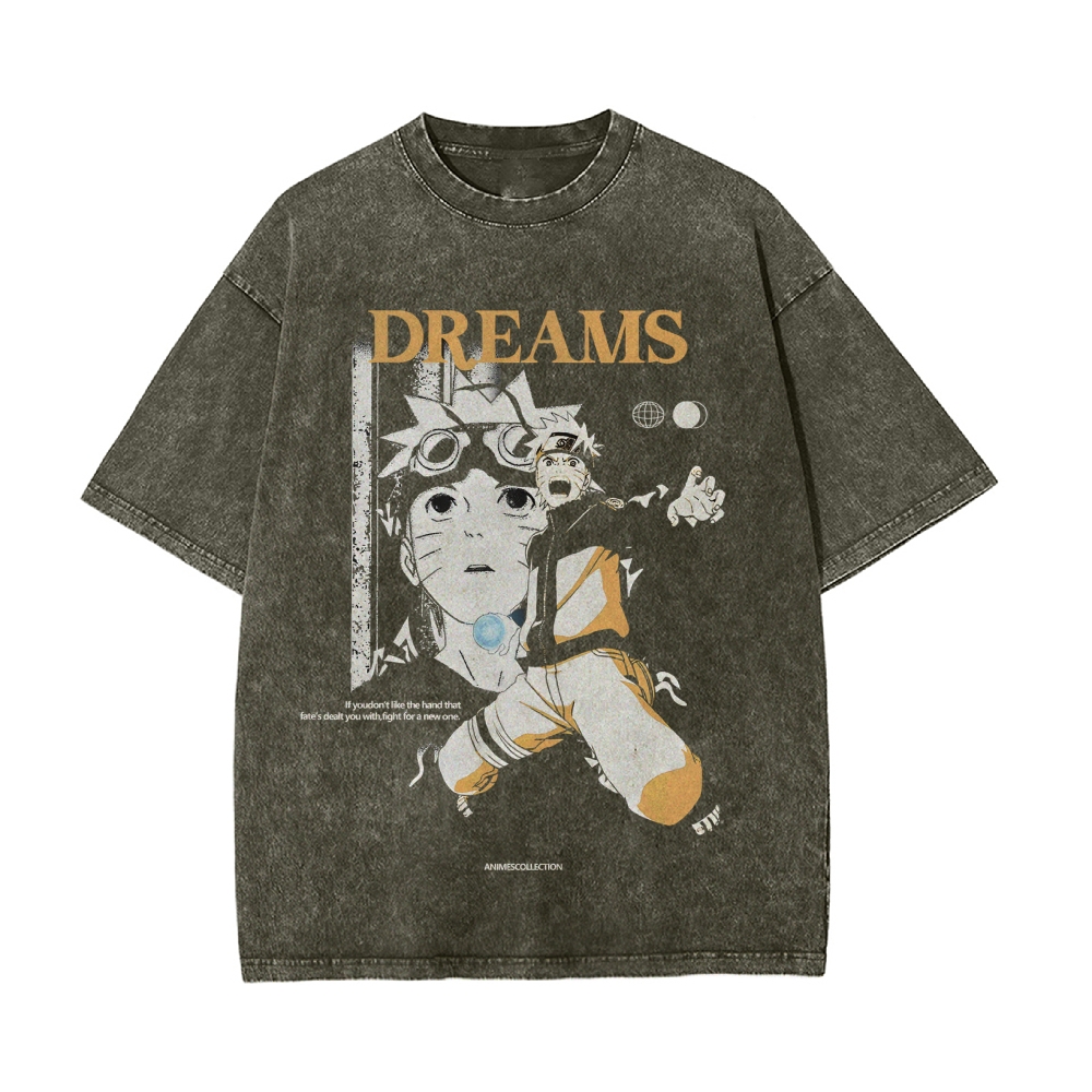 Naruto Vintage Oversized T-Shirt | Naruto Shippuden