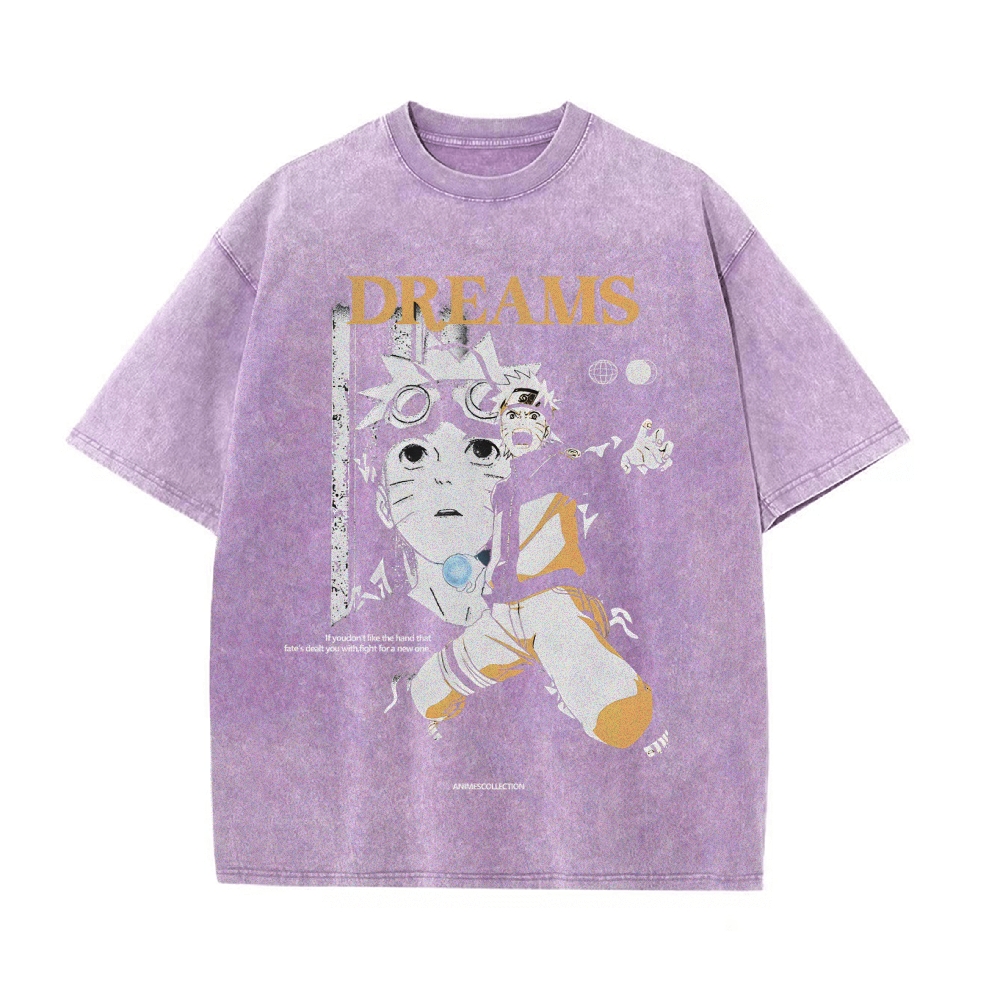 Naruto Vintage Oversized T-Shirt | Naruto Shippuden