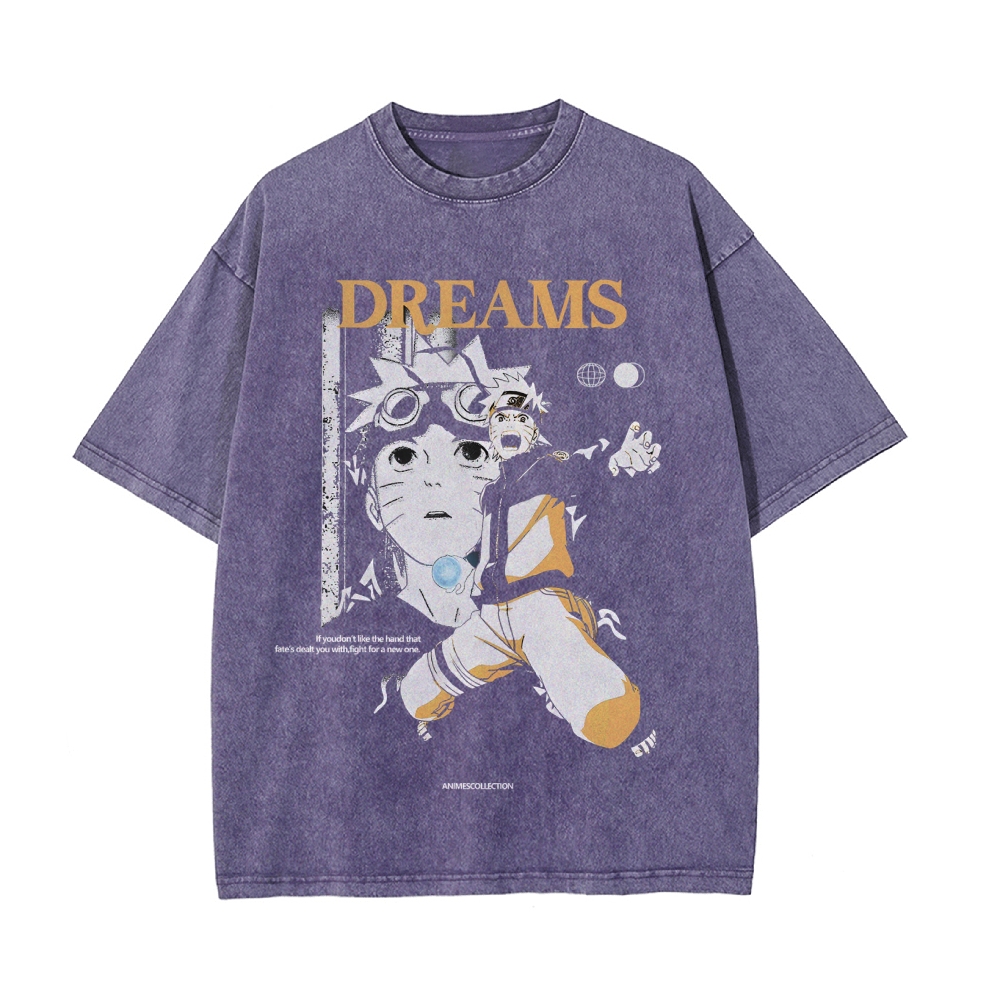 Naruto Vintage Oversized T-Shirt | Naruto Shippuden
