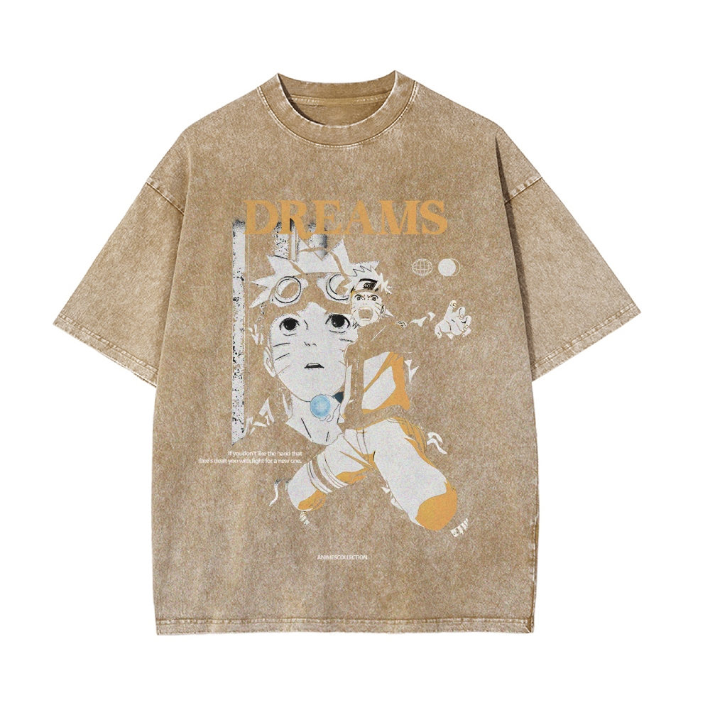 Naruto Vintage Oversized T-Shirt | Naruto Shippuden