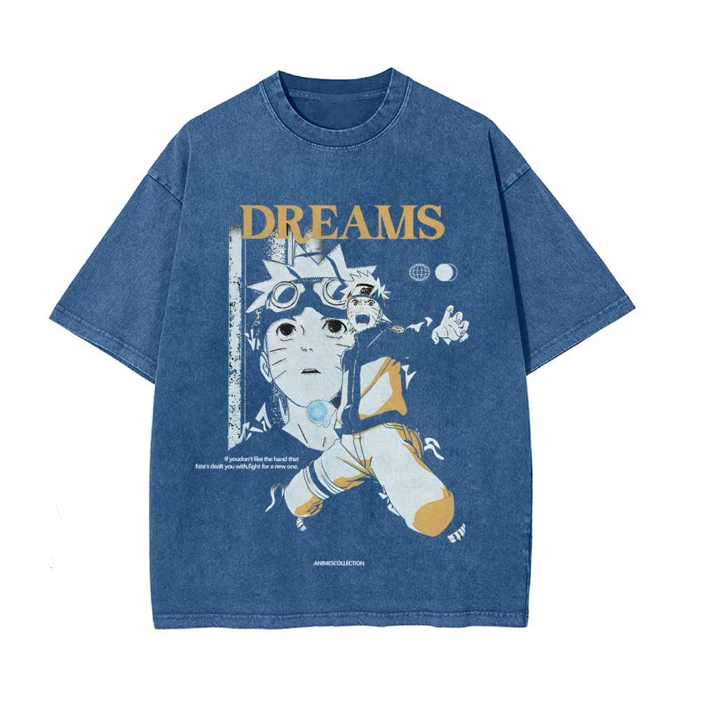 Naruto Vintage Oversized T-Shirt | Naruto Shippuden