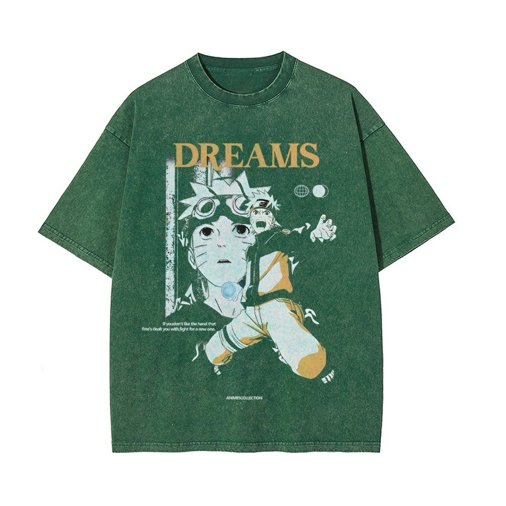 Naruto Vintage Oversized T-Shirt | Naruto Shippuden