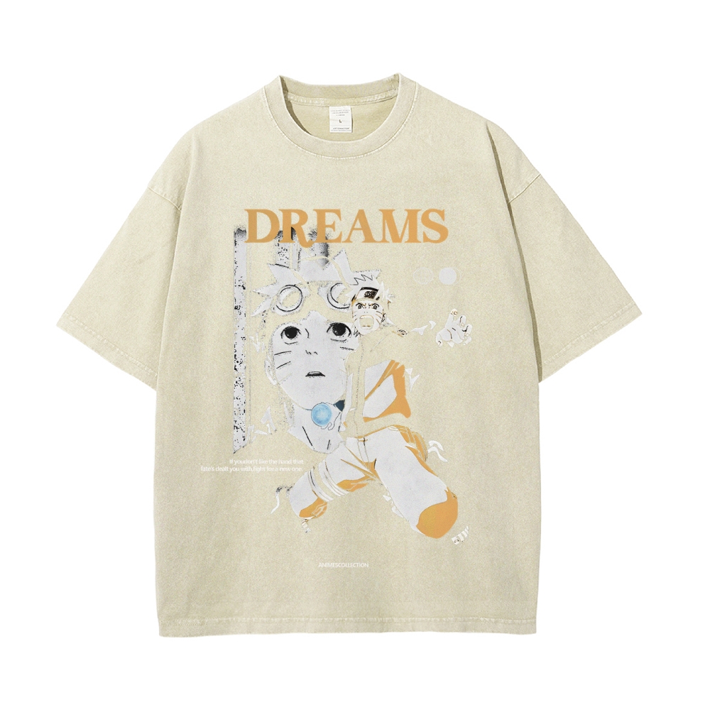 Naruto Vintage Oversized T-Shirt | Naruto Shippuden