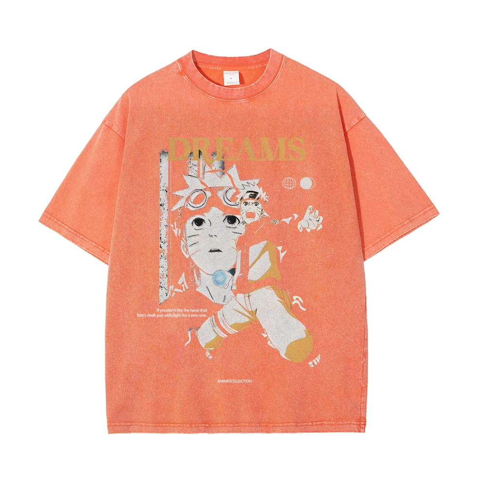 Naruto Vintage Oversized T-Shirt | Naruto Shippuden