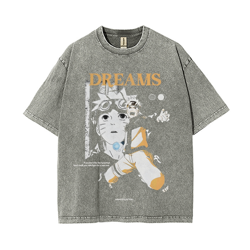 Naruto Vintage Oversized T-Shirt | Naruto Shippuden