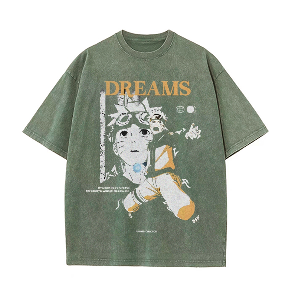 Naruto Vintage Oversized T-Shirt | Naruto Shippuden
