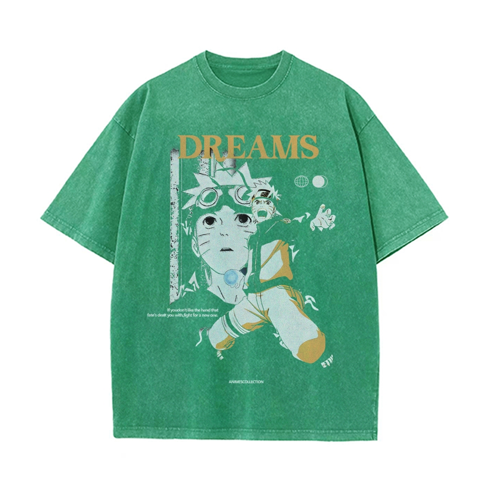 Naruto Vintage Oversized T-Shirt | Naruto Shippuden