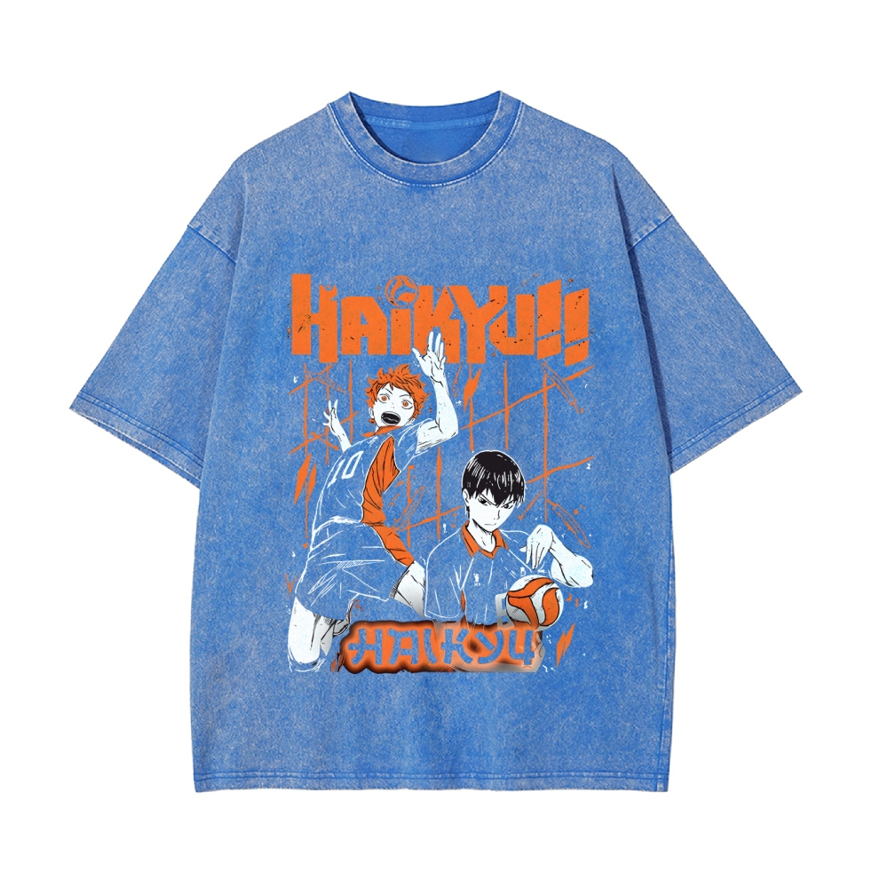 Shoyo Hinata Vintage Oversized T-Shirt | Haikyu!!