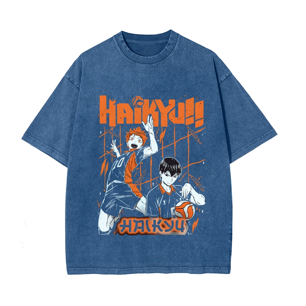 Shoyo Hinata Vintage Oversized T-Shirt | Haikyu!!