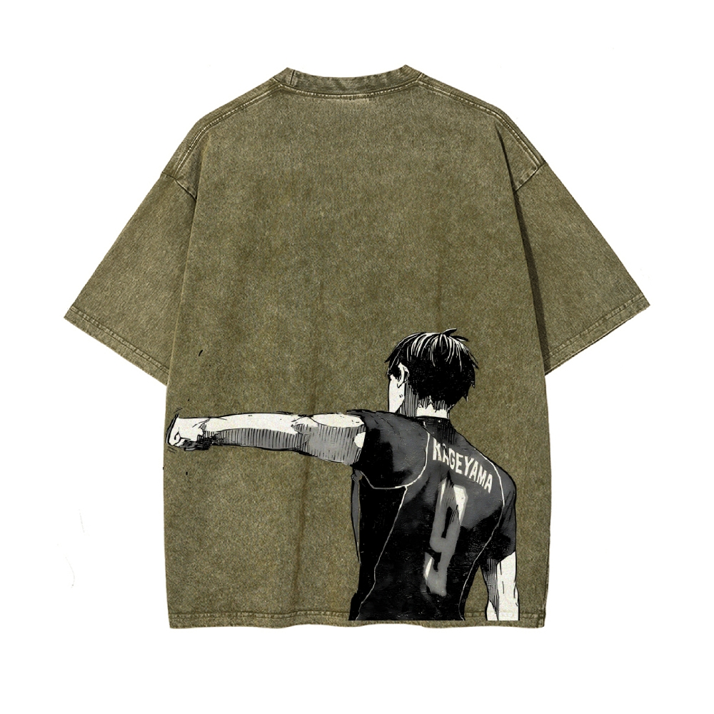 Tobio Kageyama Vintage Oversized T-Shirt | Haikyu!!