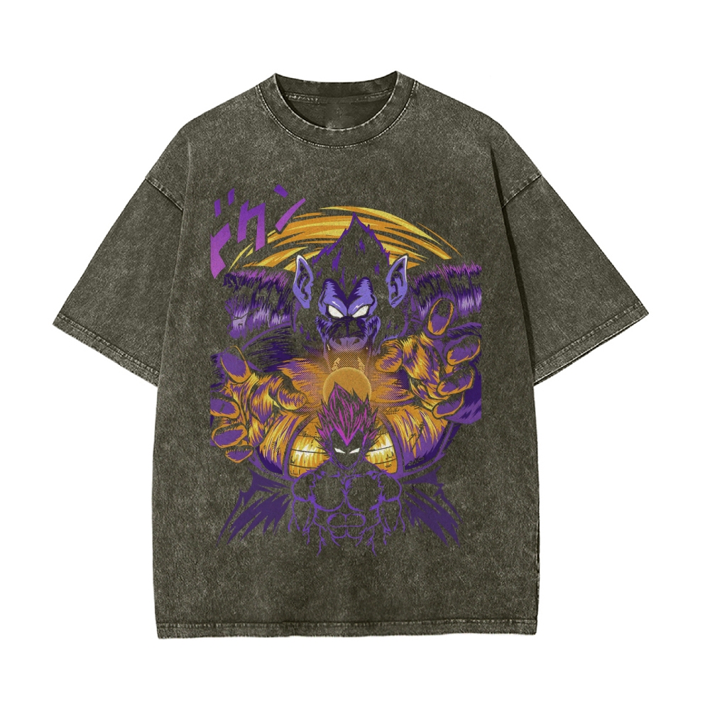 Vintage Snowflake Washed T-Shirt  | Dragon Ball Super