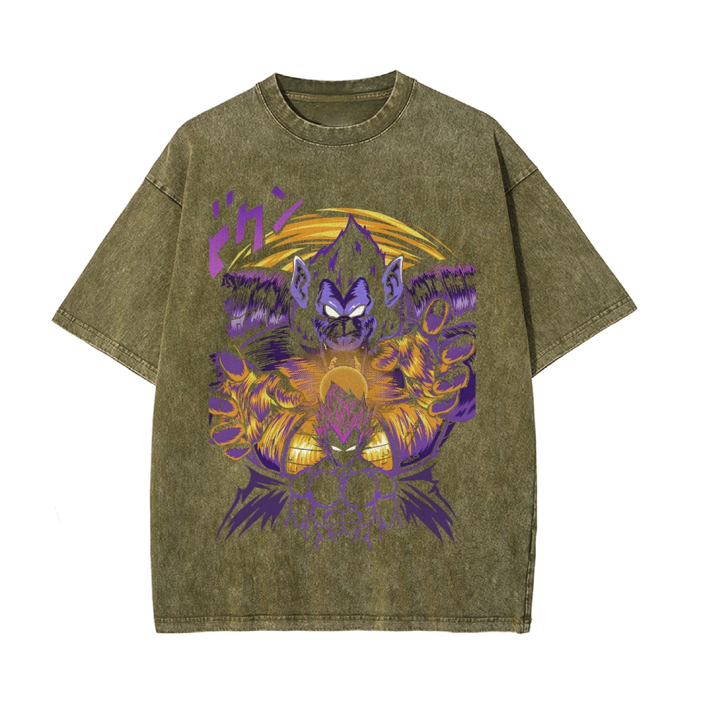 Vintage Snowflake Washed T-Shirt  | Dragon Ball Super