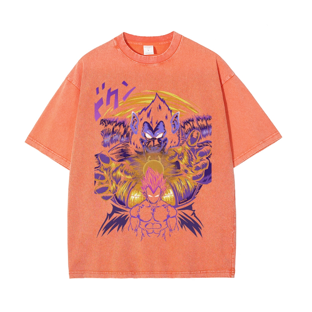 Vintage Snowflake Washed T-Shirt  | Dragon Ball Super