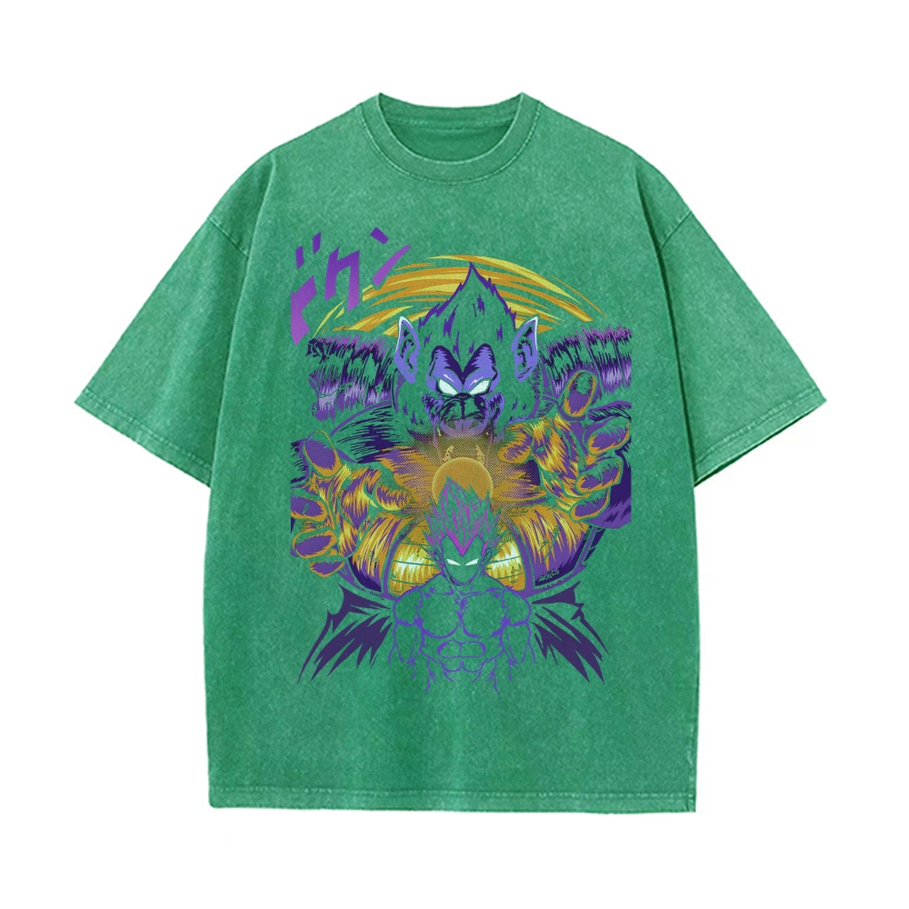 Vintage Snowflake Washed T-Shirt  | Dragon Ball Super