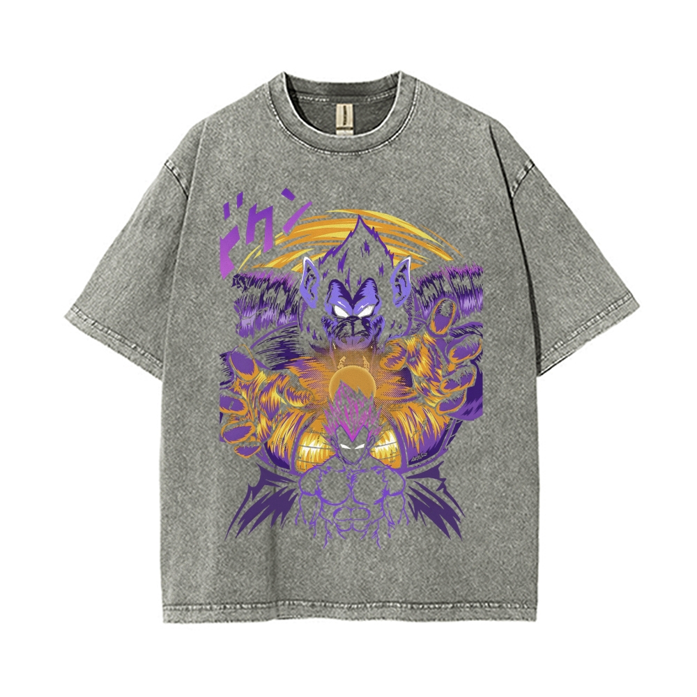 Vintage Snowflake Washed T-Shirt  | Dragon Ball Super