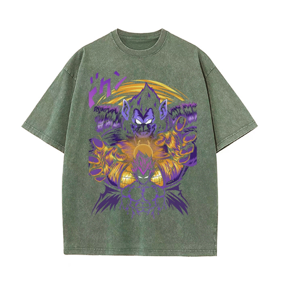 Vintage Snowflake Washed T-Shirt  | Dragon Ball Super
