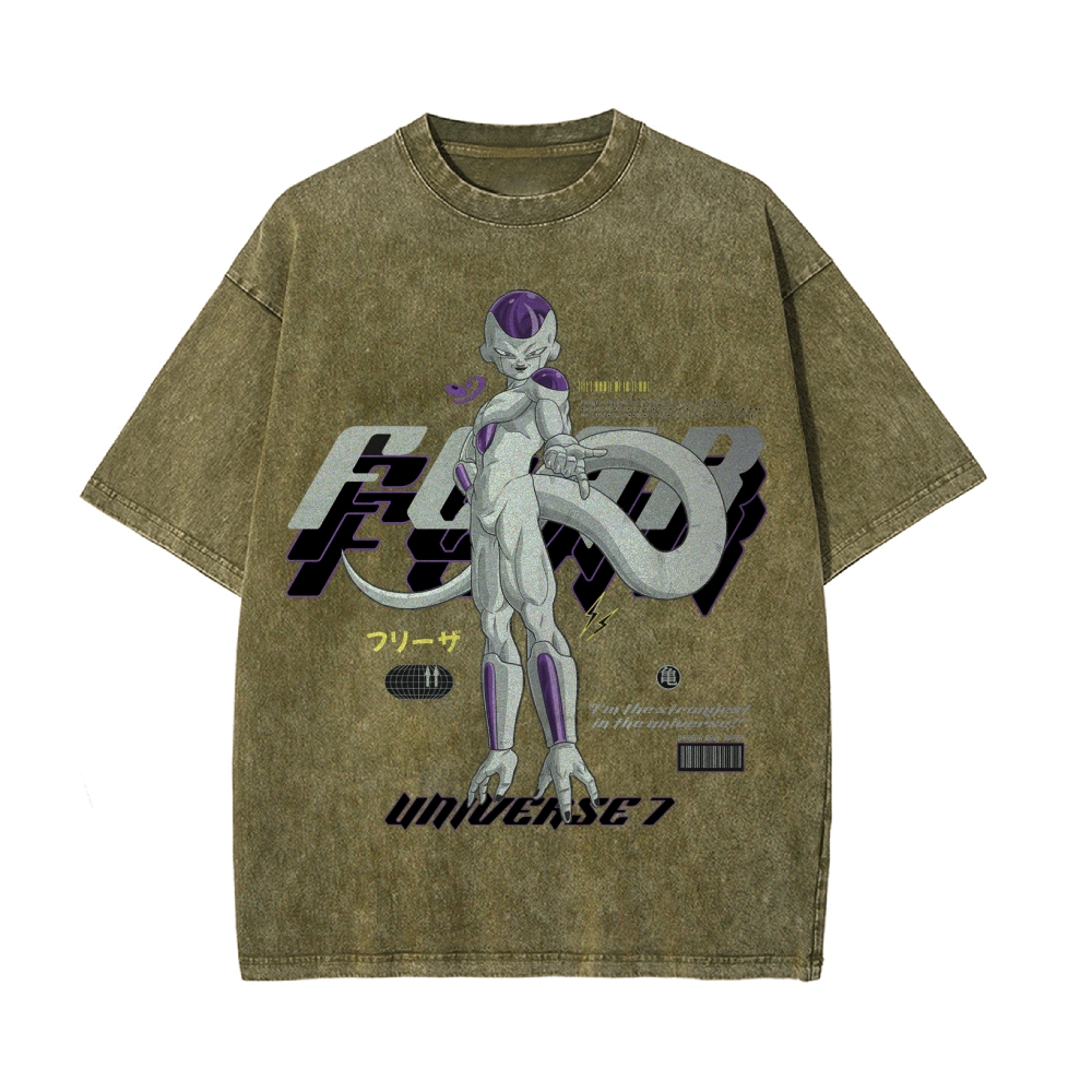 Frieza Vintage Oversized T-Shirt | Dragon Ball Super