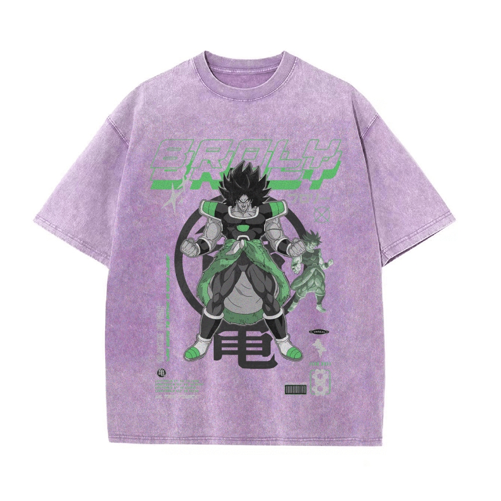 Broly Vintage Oversized T-Shirt | Dragon Ball Super