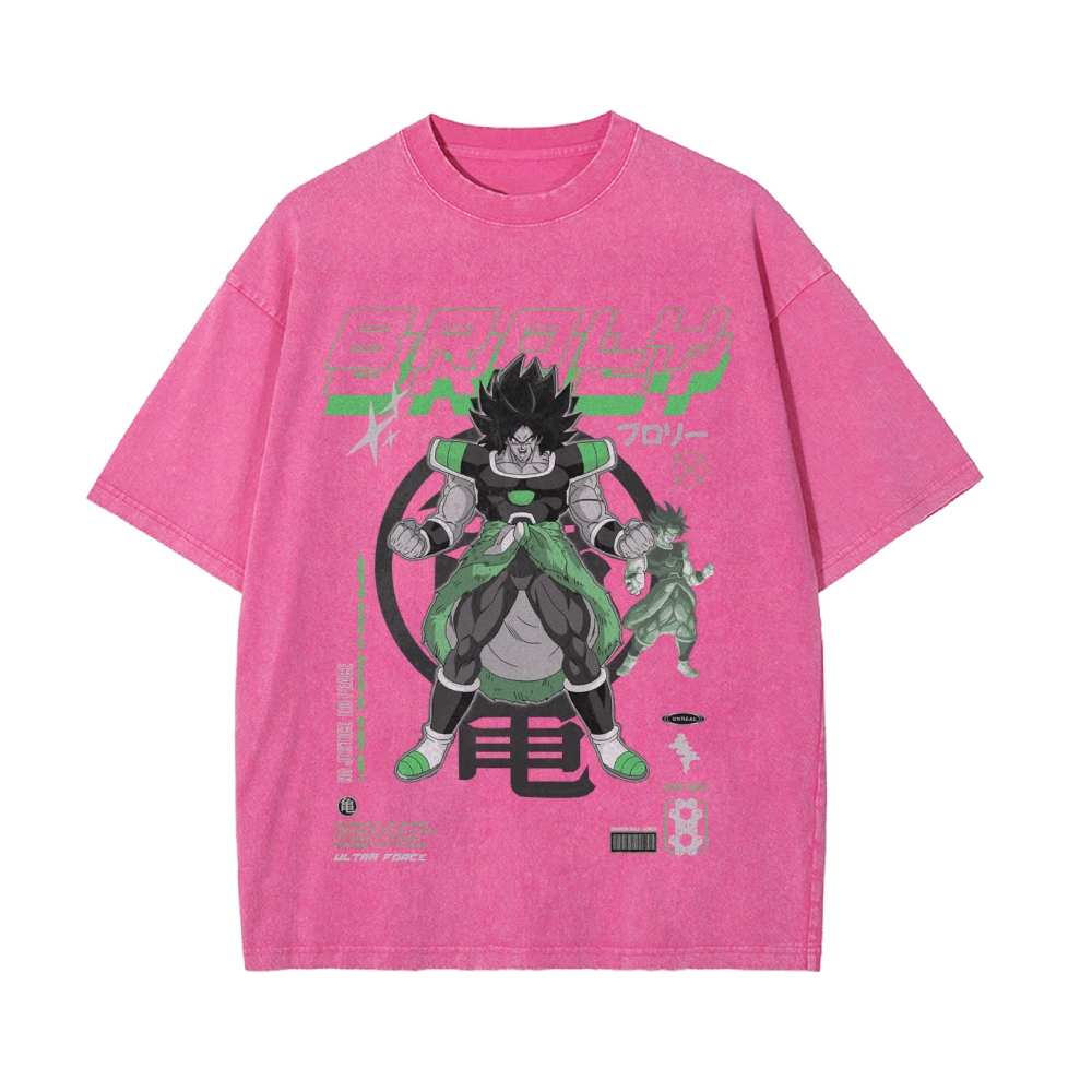 Broly Vintage Oversized T-Shirt | Dragon Ball Super