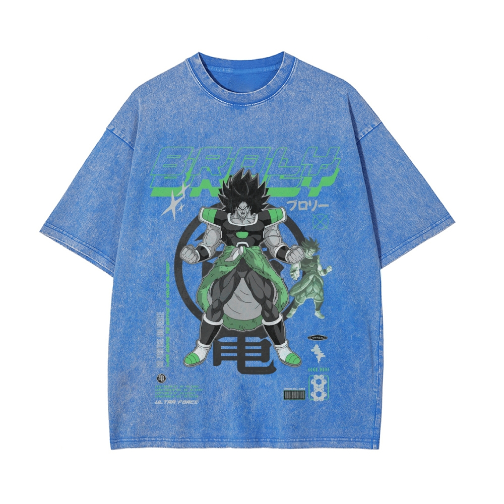 Broly Vintage Oversized T-Shirt | Dragon Ball Super
