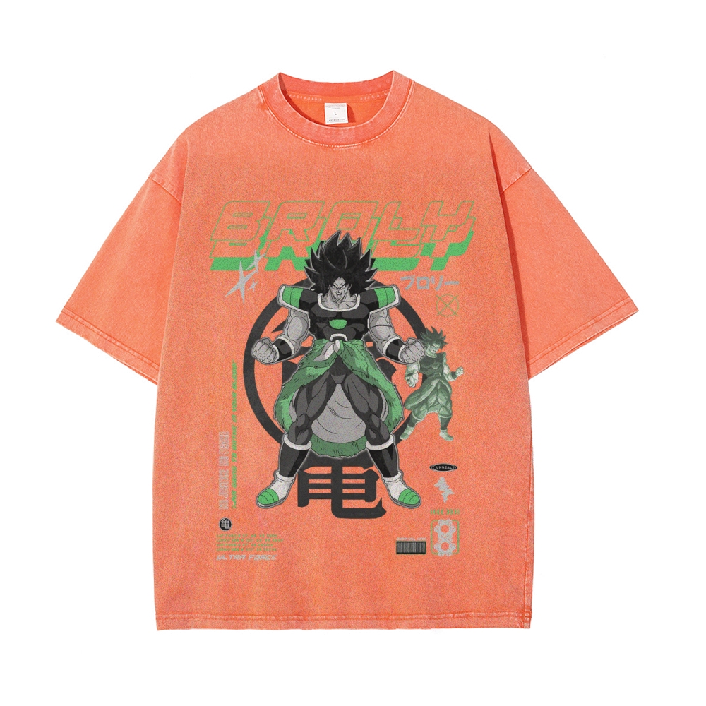 Broly Vintage Oversized T-Shirt | Dragon Ball Super