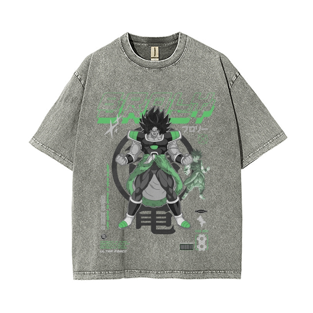 Broly Vintage Oversized T-Shirt | Dragon Ball Super