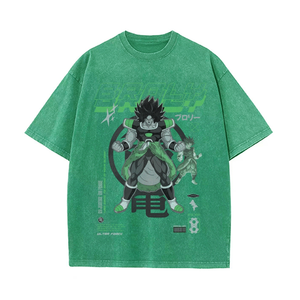 Broly Vintage Oversized T-Shirt | Dragon Ball Super